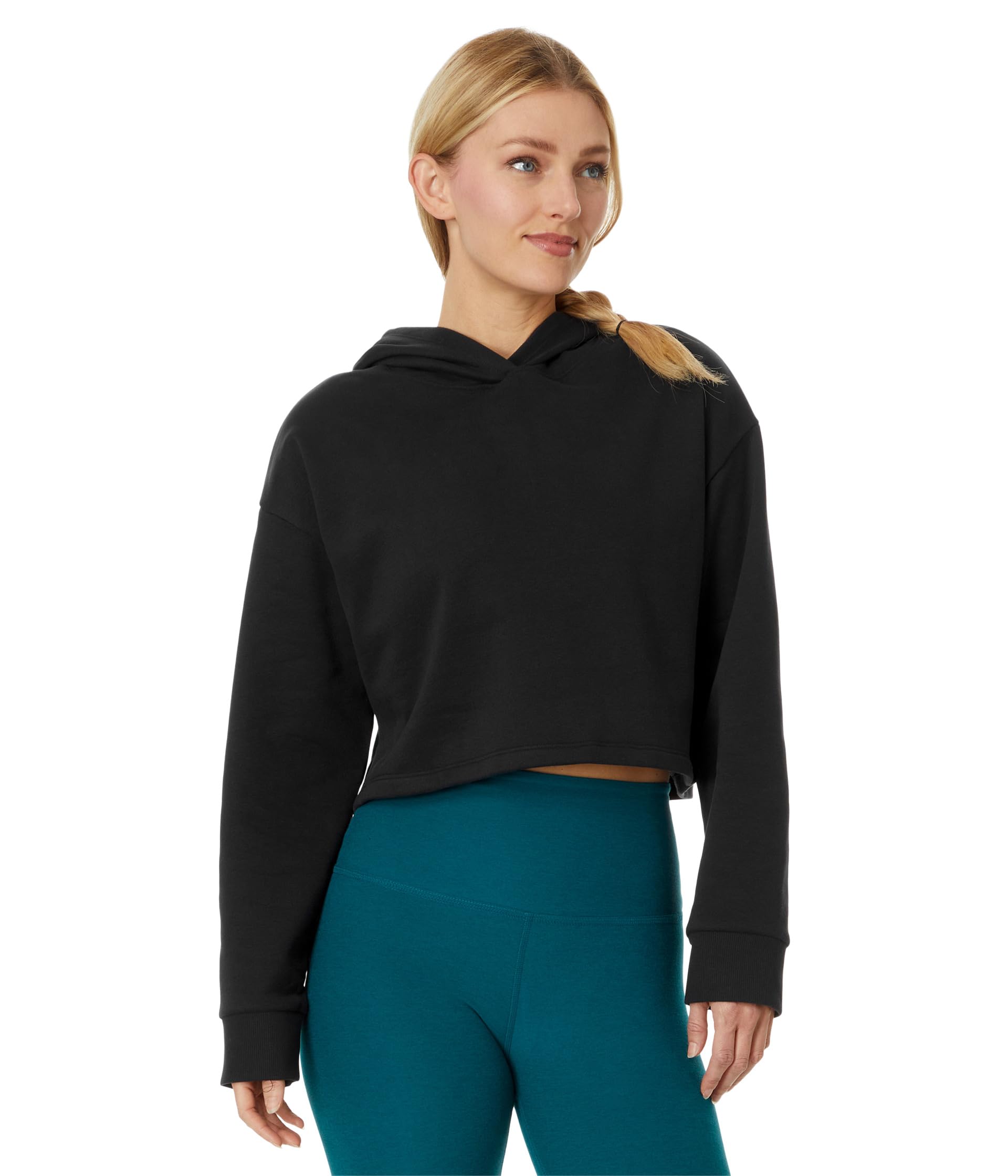 

Худи Beyond Yoga Happiness Cropped Hoodie, черный