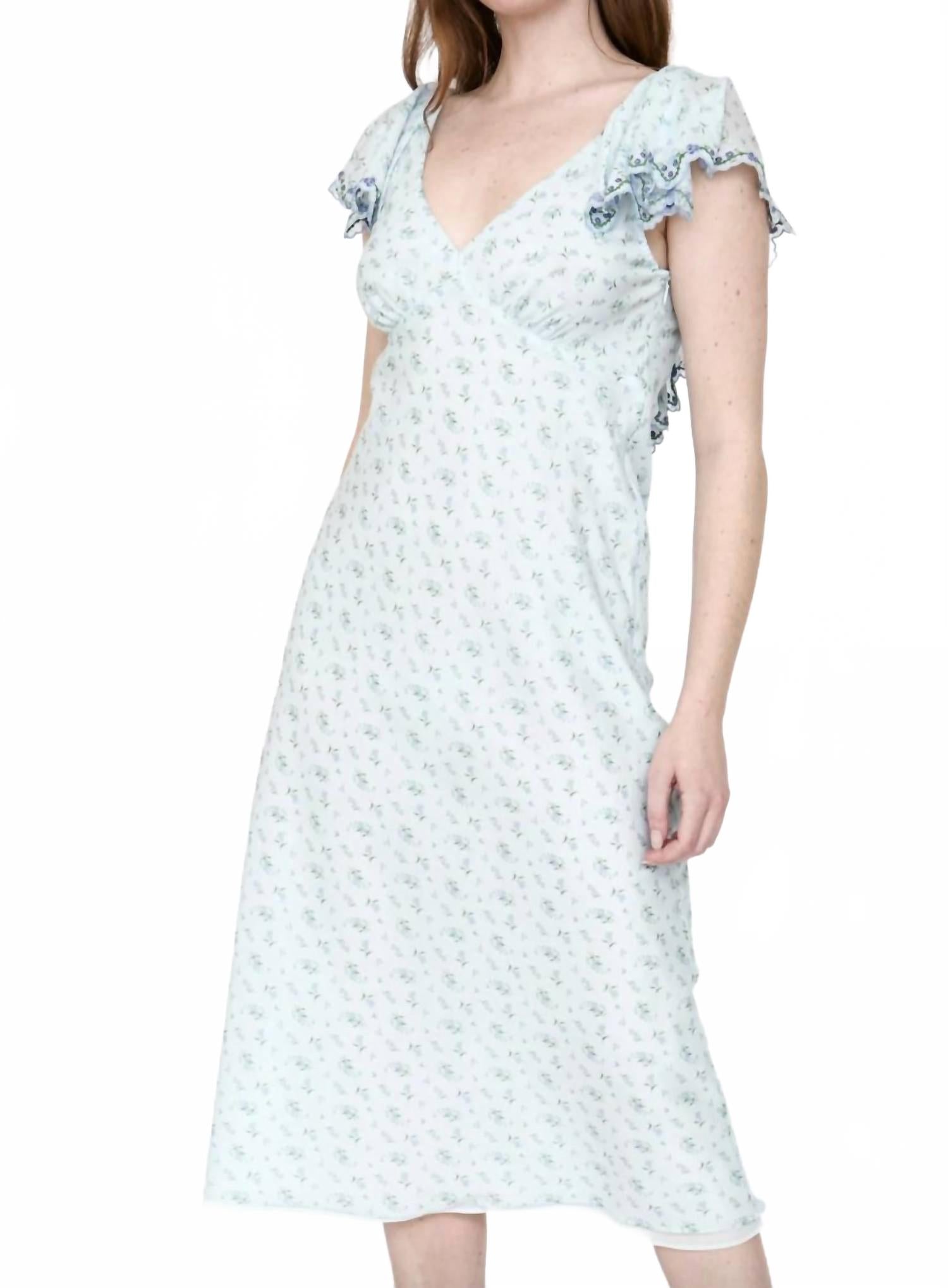 

Платье Mia в голубом Rachel Antonoff