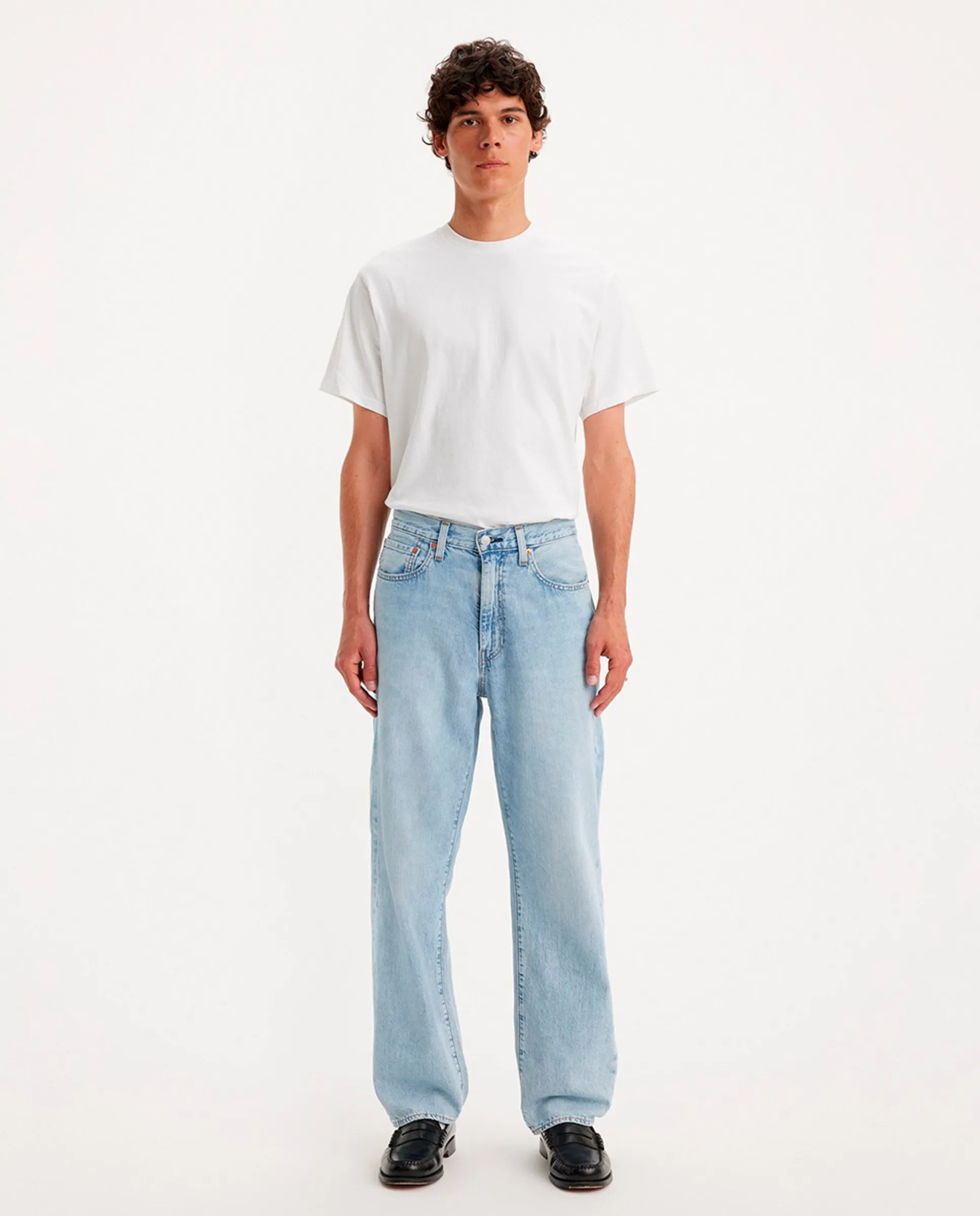 

Мужской ковбой 568 Свободный прямой Levi'S, светло-голубой