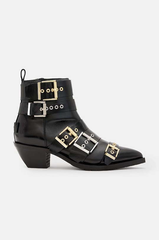 Кожаные ботинки Jane Buckle Boot Allsaints, черный