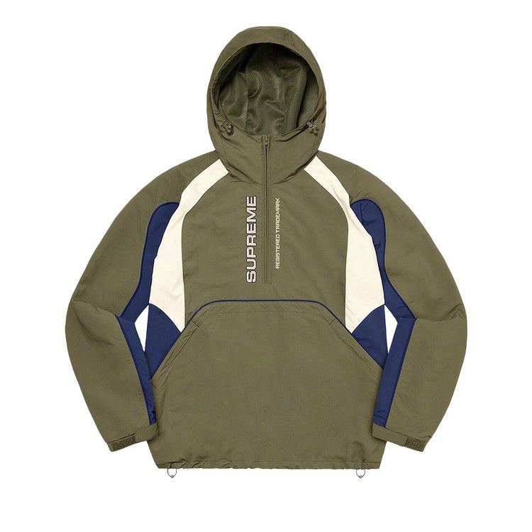 

Пуловер Supreme Paneled Half Zip Pullover, Olive