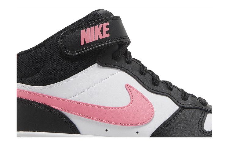 Кроссовки Nike Court Borough Mid 2 GS 'White Sunset Pulse', черный — фото 3