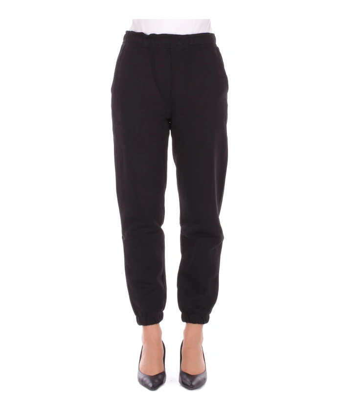 

Черные хлопчатобумажные брюки с карманами Lacoste, черный