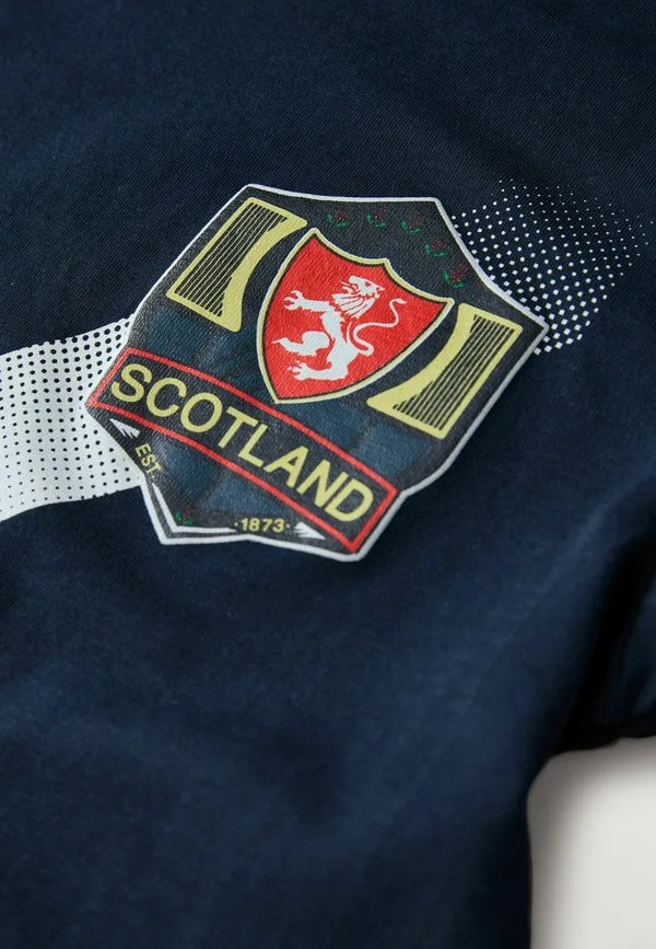 Футболка с футбольным принтом стандартного кроя Next, Navy Blue Scotland — фото 2