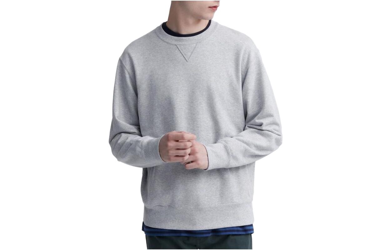 

Футболка унисекс небесно-серая Uniqlo, серый