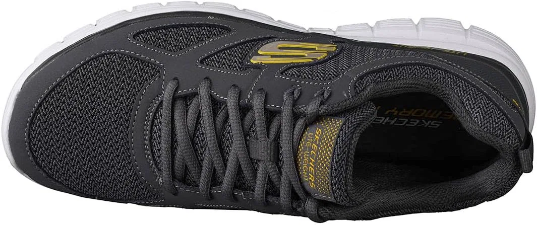 Кроссовки Skechers Track-Bucolo 52630-BKW, мужские тренировочные кроссовки, черные, размер EU 42 (UK 7.5) — фото 3