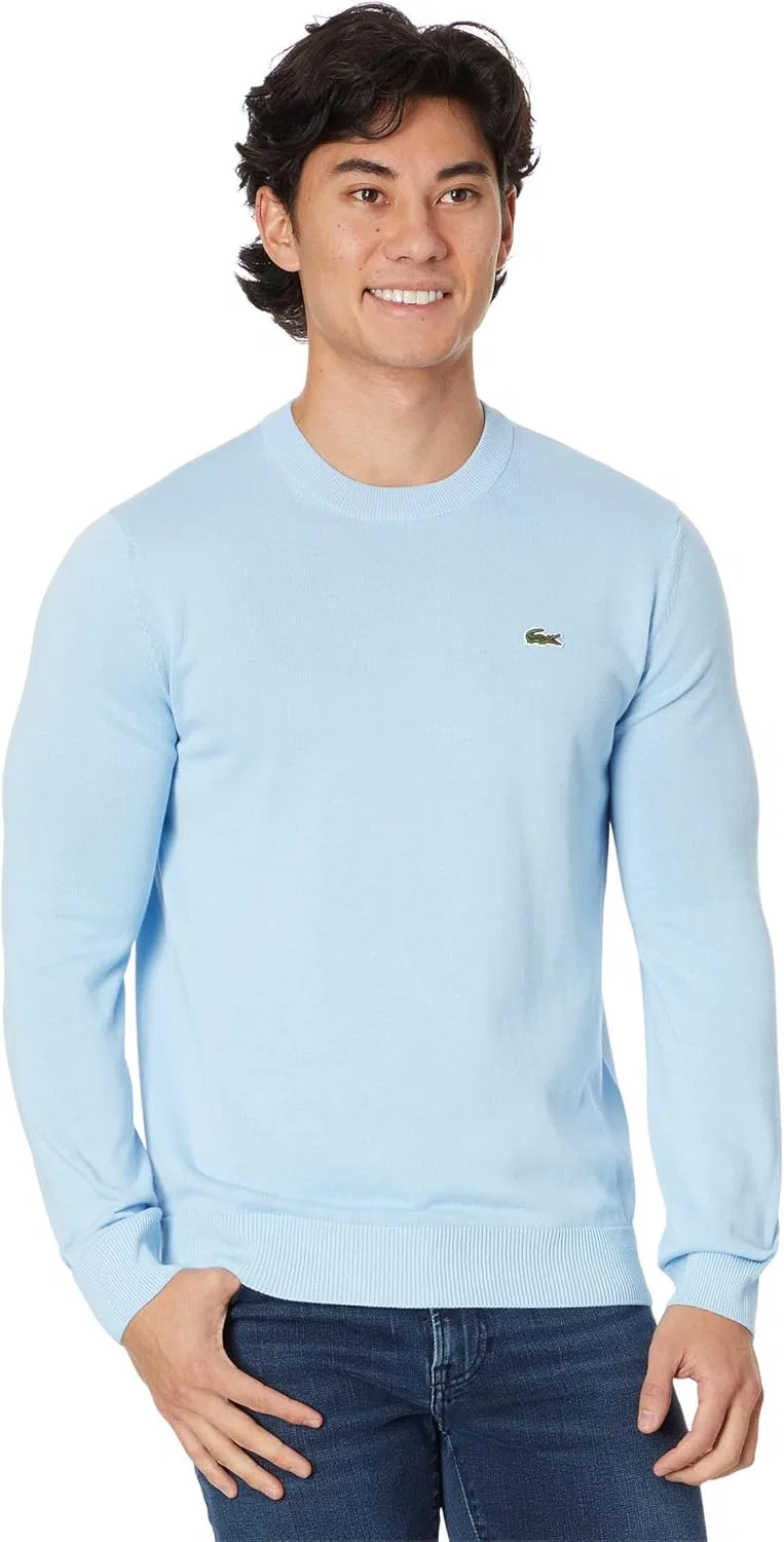 Свитер Lacoste мужской Monochrome с круглым вырезом из хлопка, Overview