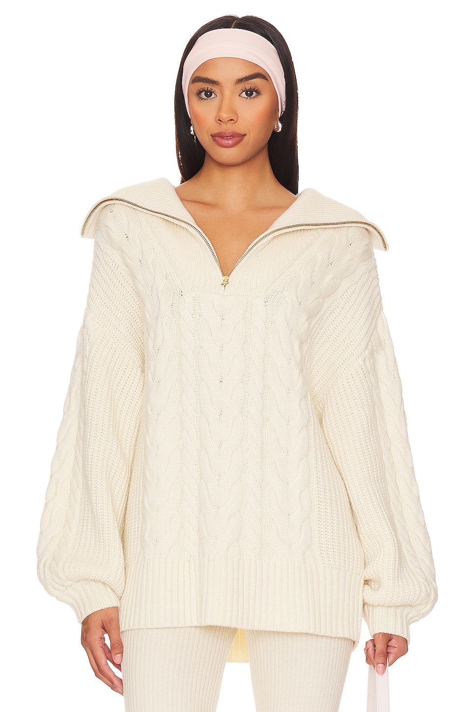 

Свитер Varley Daria Half Zip, цвет Winter White