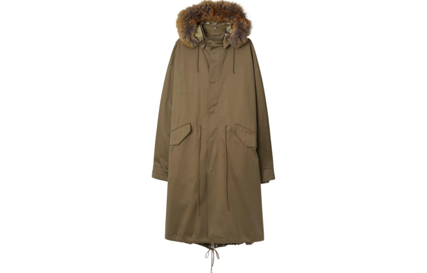 

Пальто мужское грязного цвета Burberry, цвет Muddy color