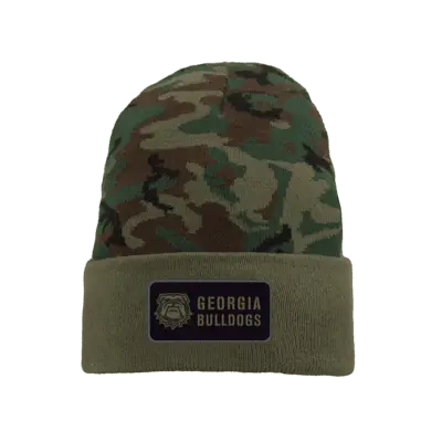 

Шапка Nike Georgia College Beanie, цвет Camo Green