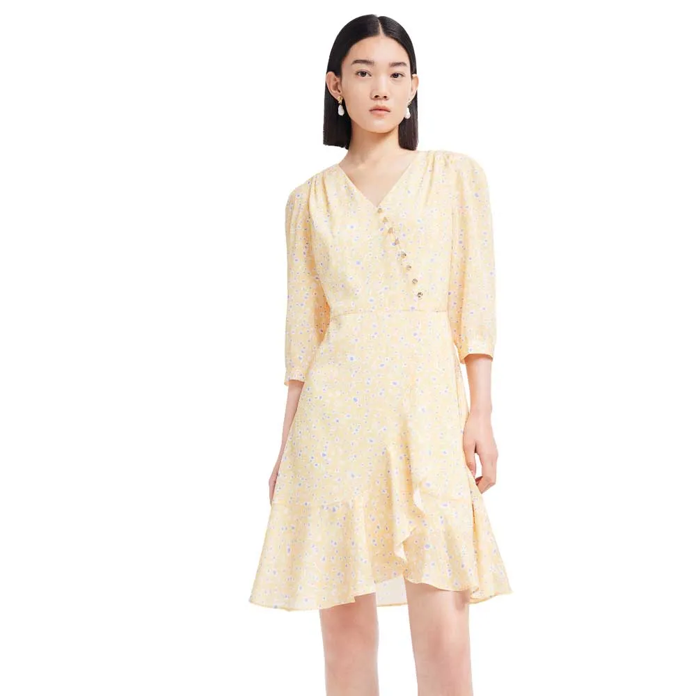 

Платье Lily Romantic Ruffled, желтый