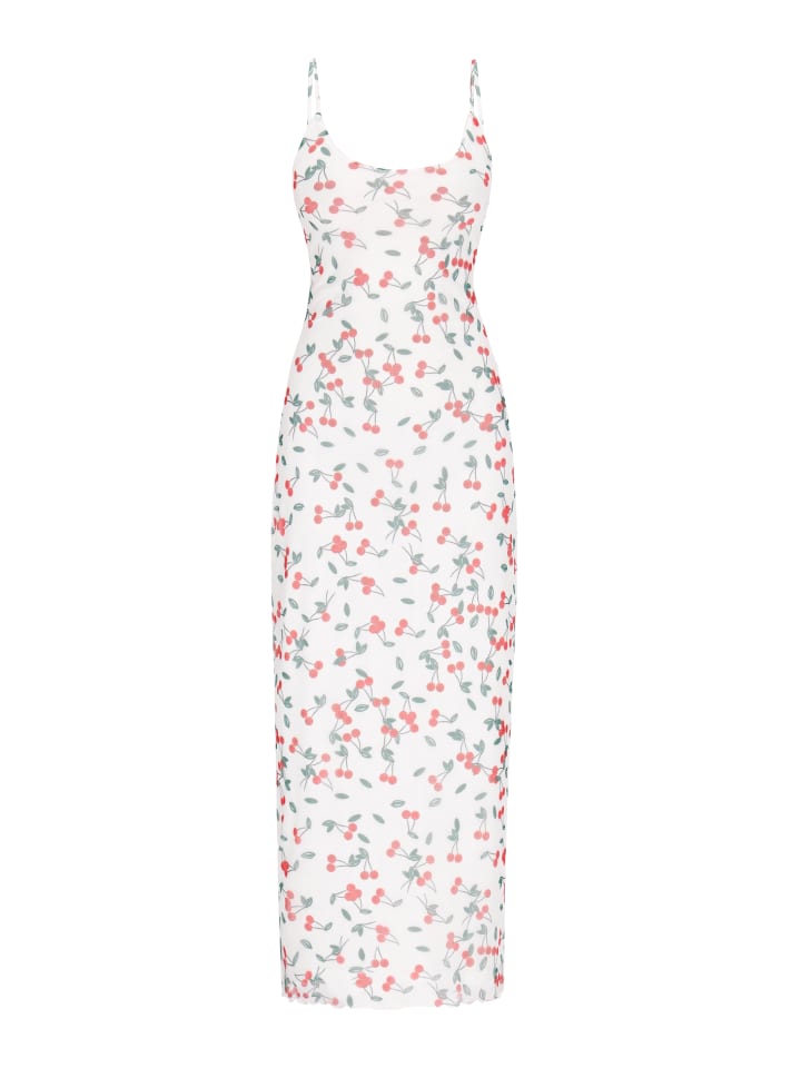 

Платье до колена myMo, цвет white multicolor
