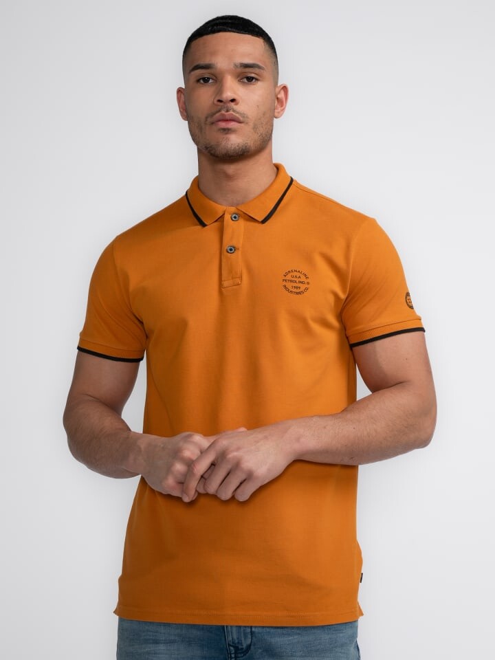 

Поло Petrol Industries Klassisches Poloshirt 35 years, коричневый