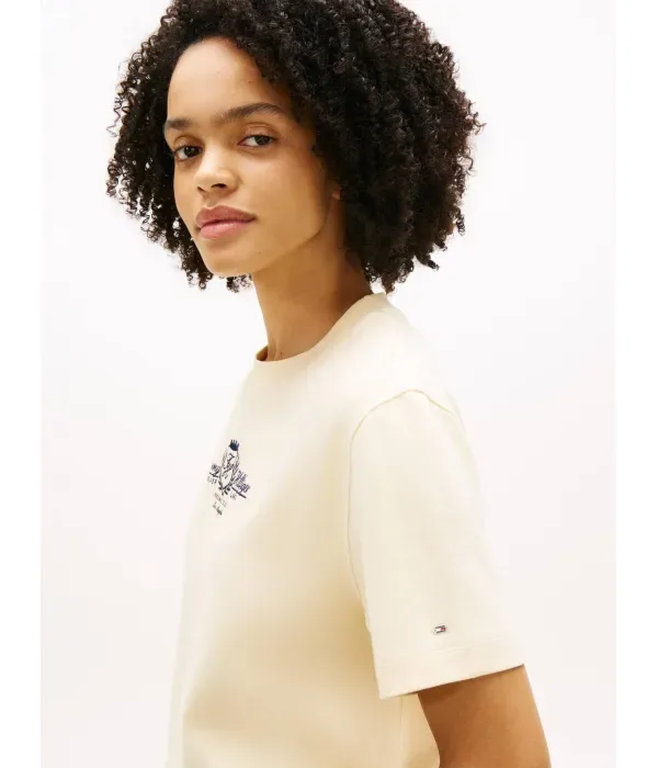 Футболка VARSITY loose fit Tommy Hilfiger, желтый — фото 4