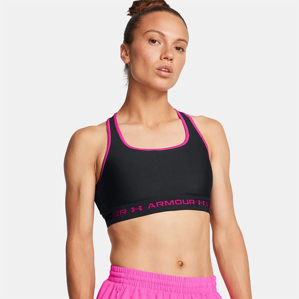 

Спортивный топ Under Armour Crossback medium support, розовый