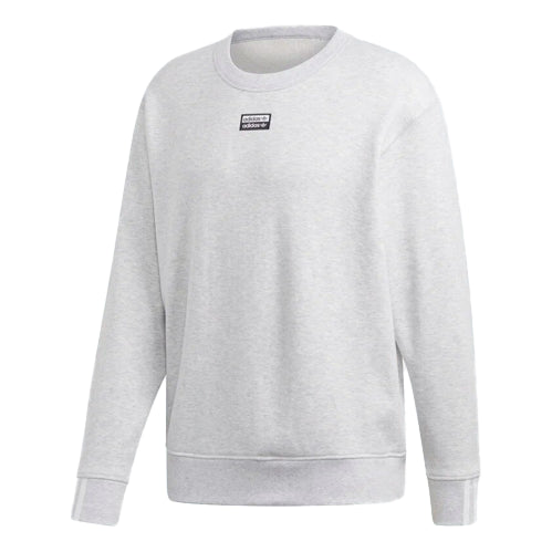 

Толстовка originals logo round neck pullover gray Adidas, серый