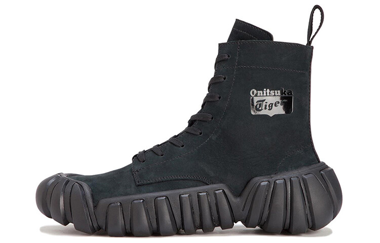 

Кроссовки унисекс высокие черные Onitsuka Tiger