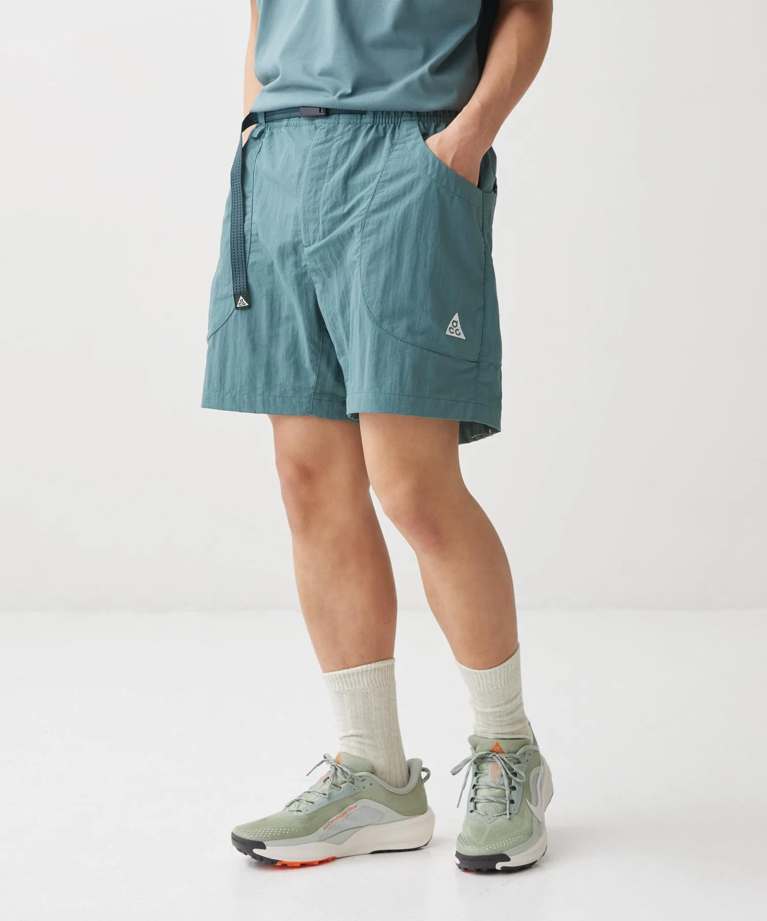 Мужские шорты Nike ACG 'Dolomiti' IF0894-382, цвет «Минеральный сланец».