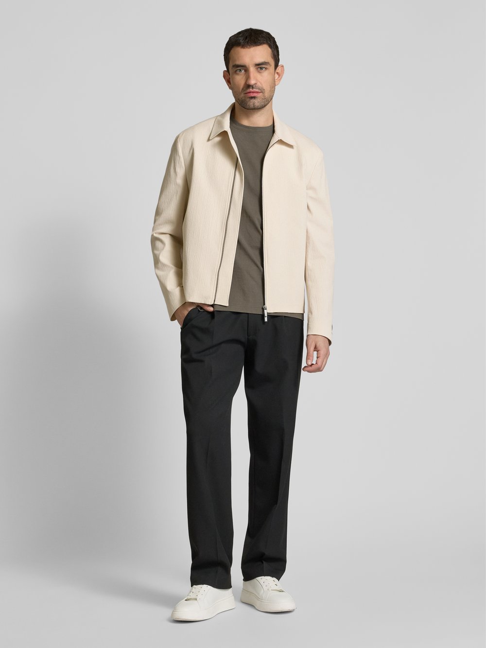 

Куртка с фактурным рисунком CK Calvin Klein, песочный