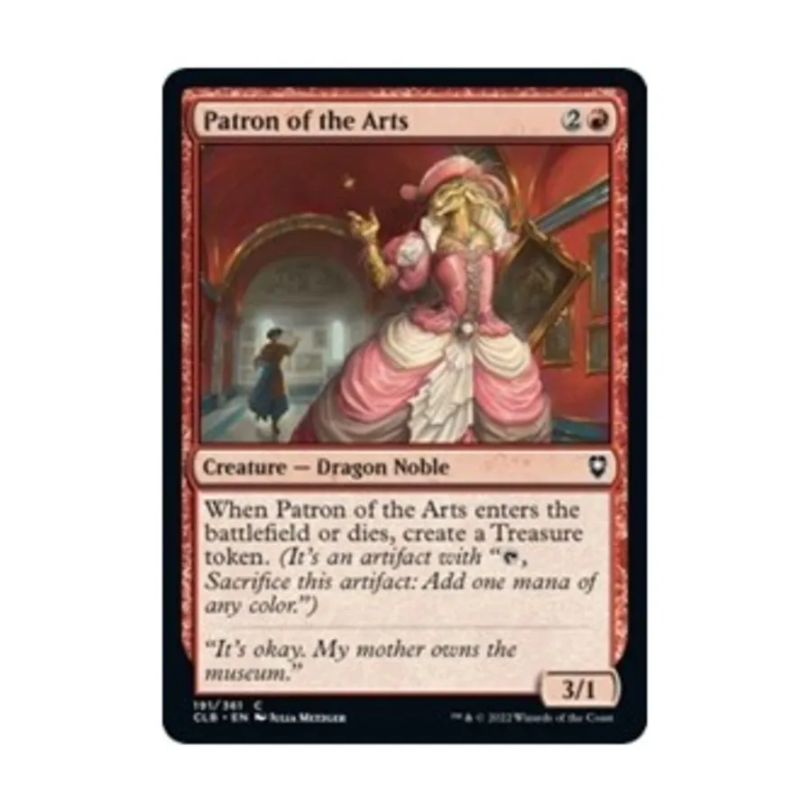 

CCG Покровитель искусств (С) (Фольга), MTG - Commander Legends - Battle for Baldur's Gate