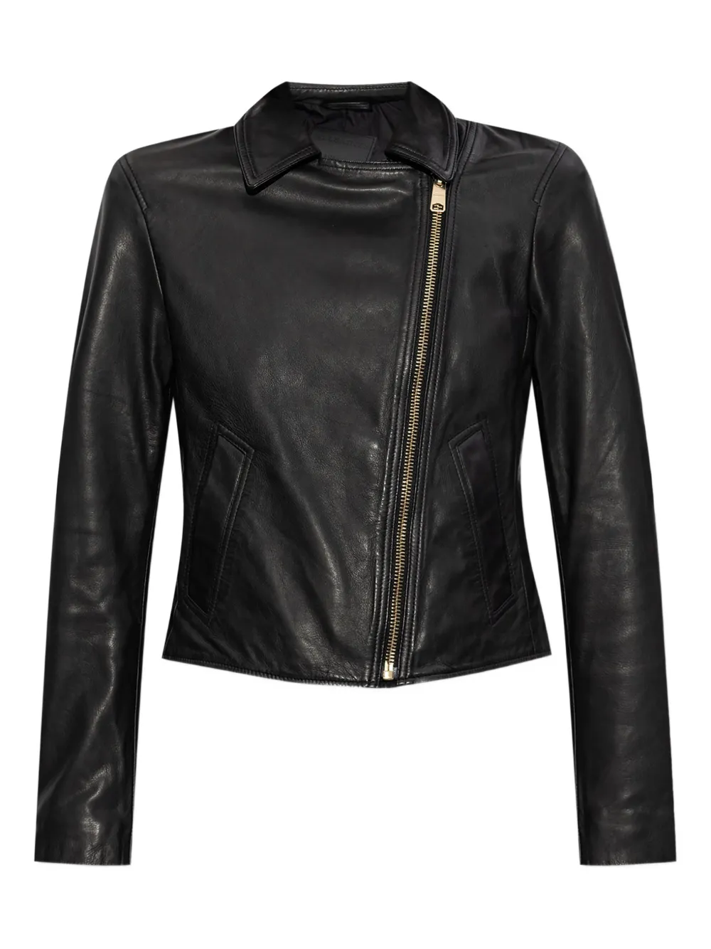 

Куртка Vela с косой молнией AllSaints, черный