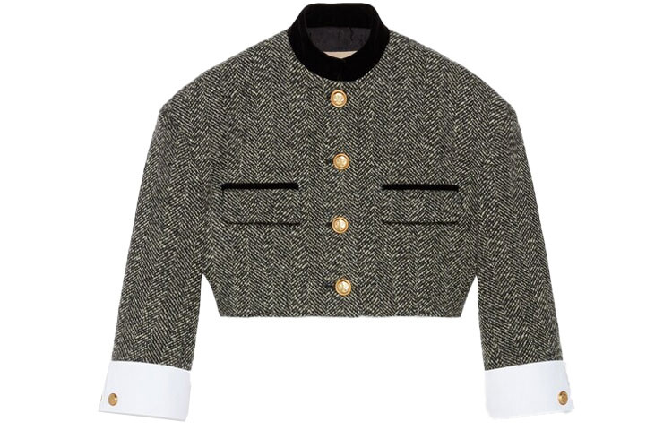 

GUCCI Женская куртка, цвет Black/White