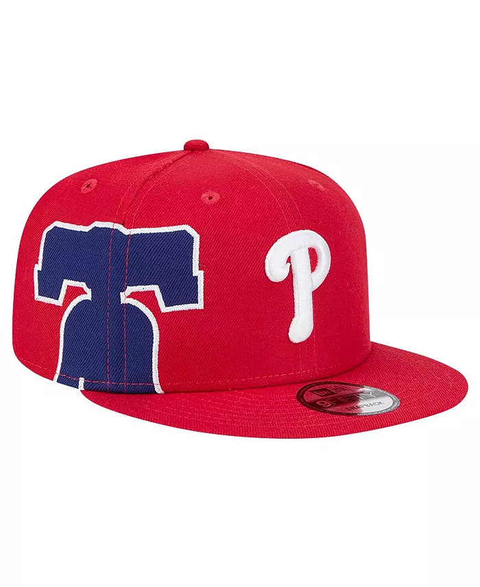 

Мужская красная бейсболка Philadelphia Phillies Logo Strike 9FIFTY Snapback New Era