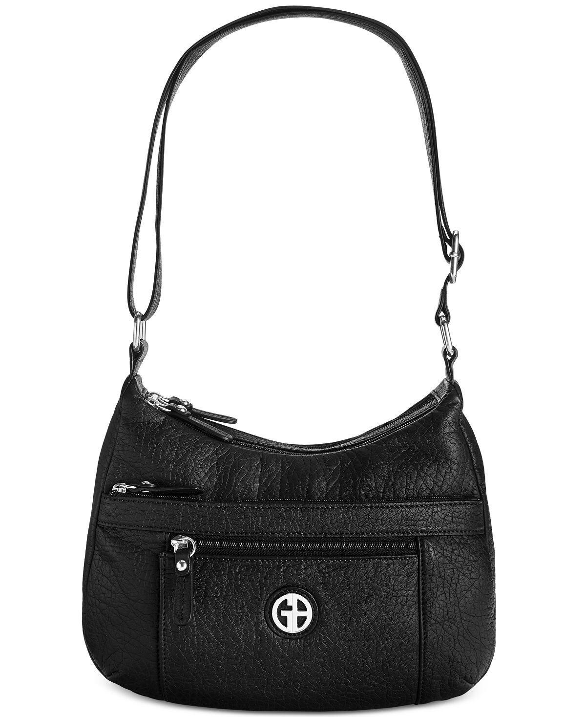 

Сумка Pebble Hobo Giani Bernini, черный
