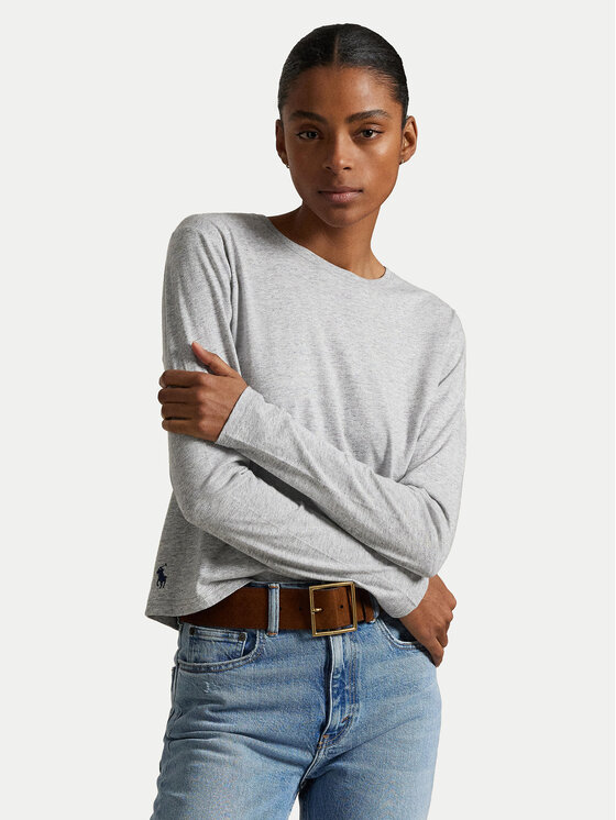 

Классическая блузка 211967103003 Polo Ralph Lauren, серый