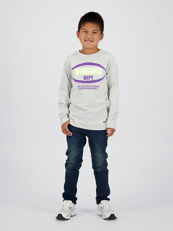 

Vingino Футболка с длинными рукавами серого цвета