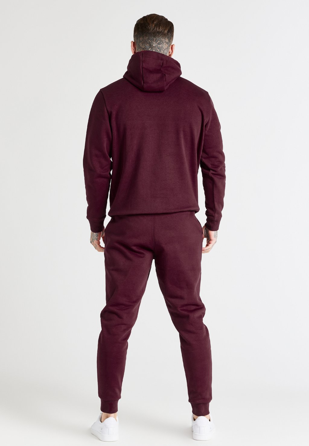 

Толстовка Core Overhead Hoodie SIKSILK, бордовый