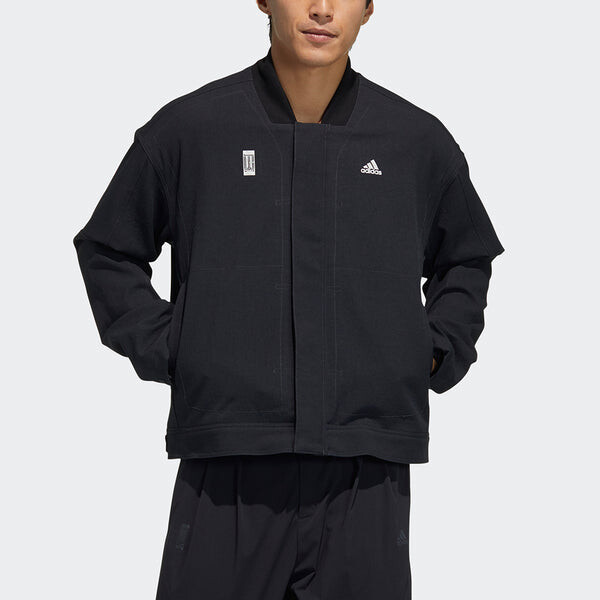 Куртка adidas Series WJ JKT Denim Training Sports Logo Jacket Black, черный — фото 2