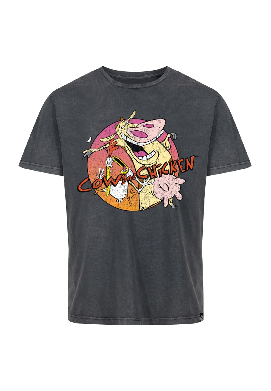 

Рубашка Recovered Cow & Chicken, черный