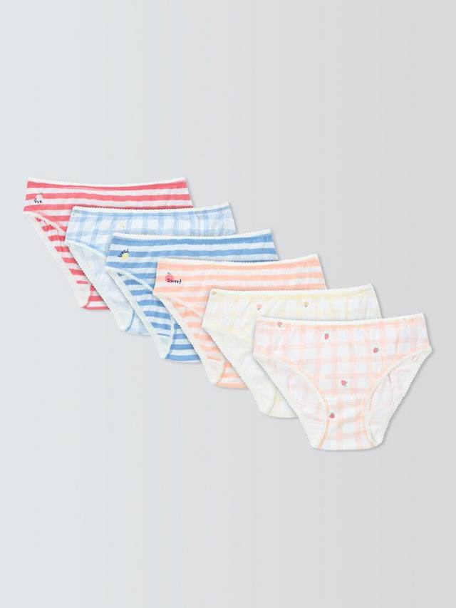 

Детские трусики с фруктовым принтом John Lewis, Pack of 7, Multi