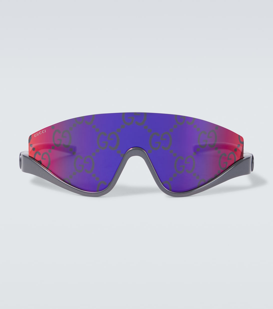 

Солнцезащитные очки Shield Gucci, Grey-Grey-Red