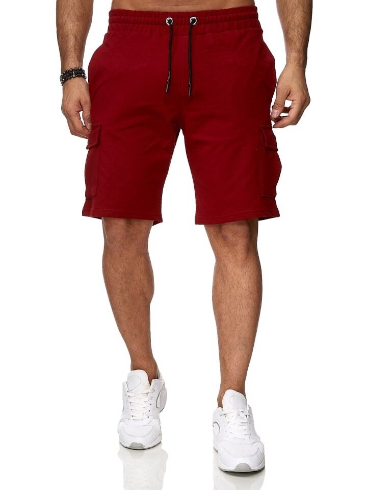

Брюки для тренировок и бега RESLAD Shorts Cargo Sweathose, бордо