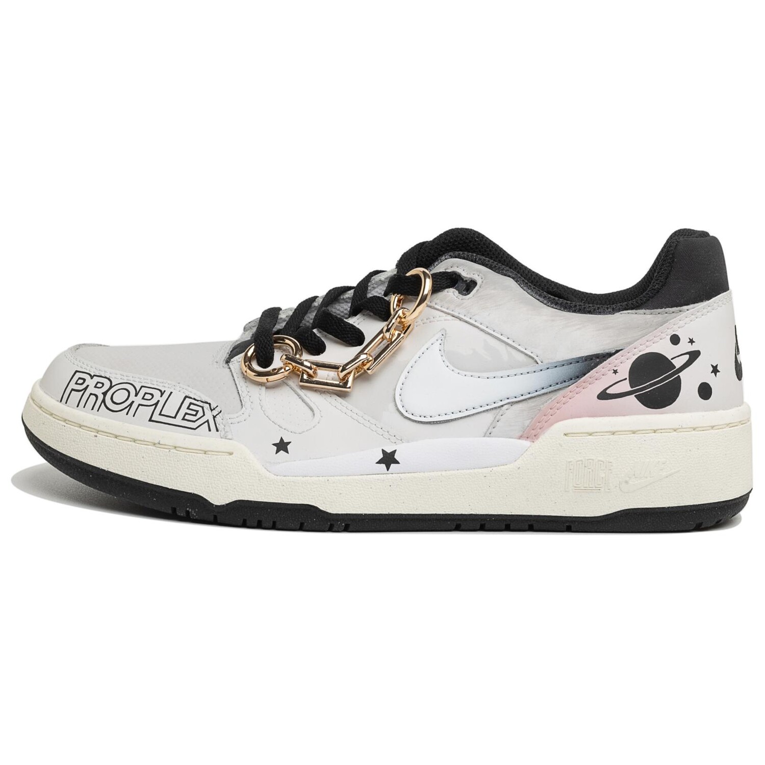 

Кроссовки Nike Full Force Skateboarding Shoes Men Low-top White, белый