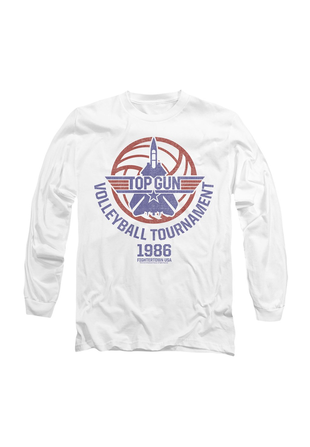 

Топ с длинными рукавами TOP GUN VOLLEYBALL TOURNAMENT Cotton Soul, белый