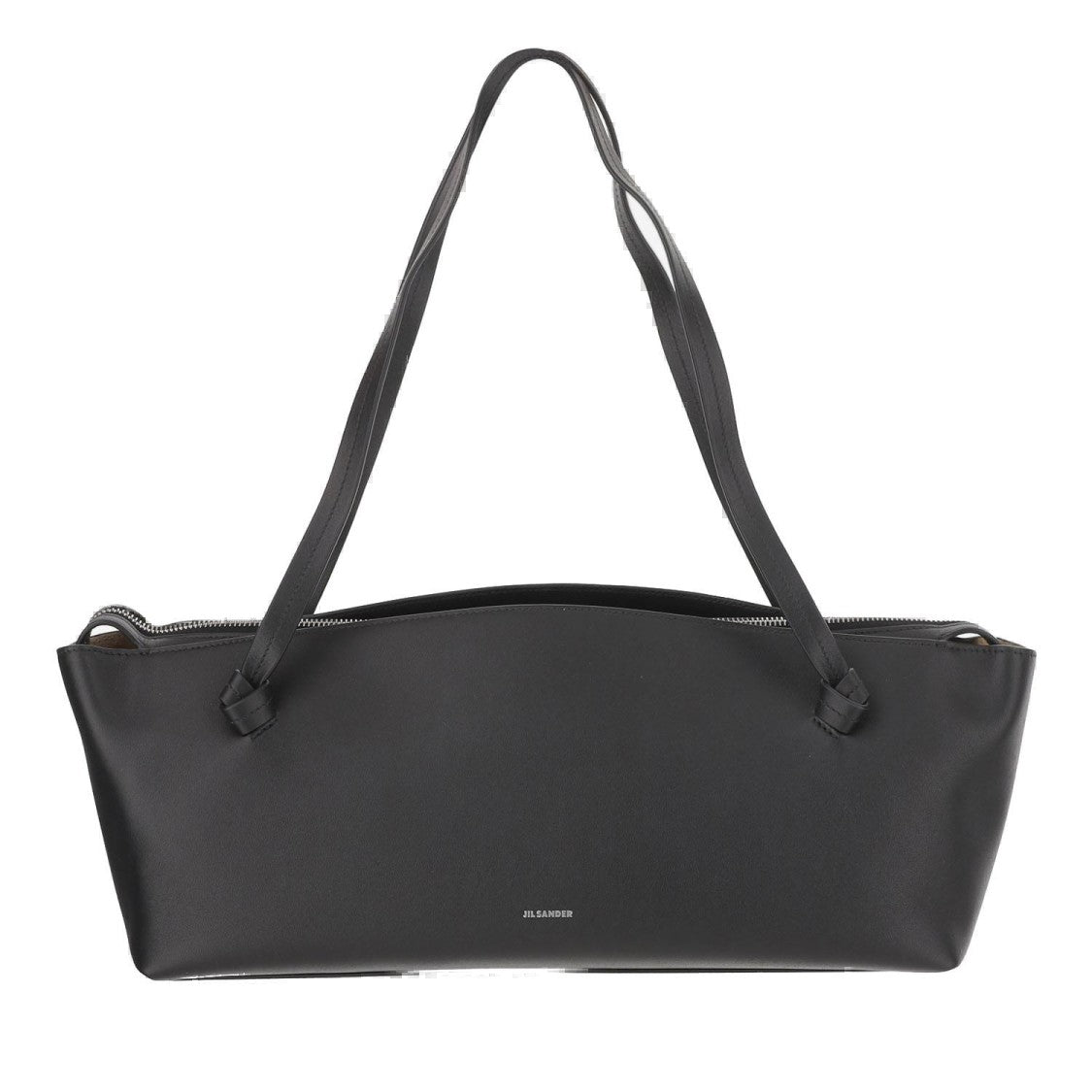 

Сумка через плечо из бордовой кожи Jil Sander