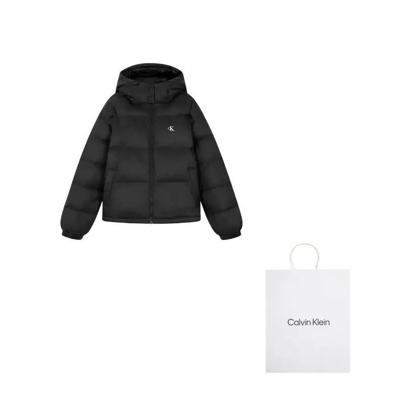 

Calvin Klein Женская пуховая куртка, UB1-Space Black