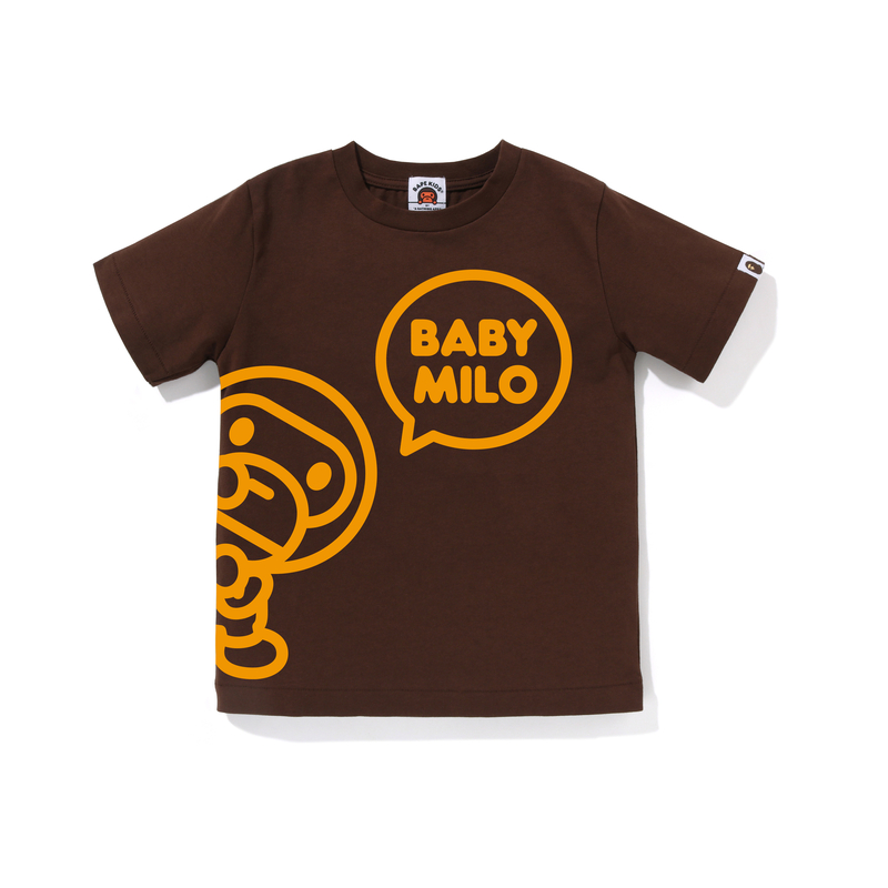 

Футболка FW24 Kids' A BATHING APE, коричневый BWX