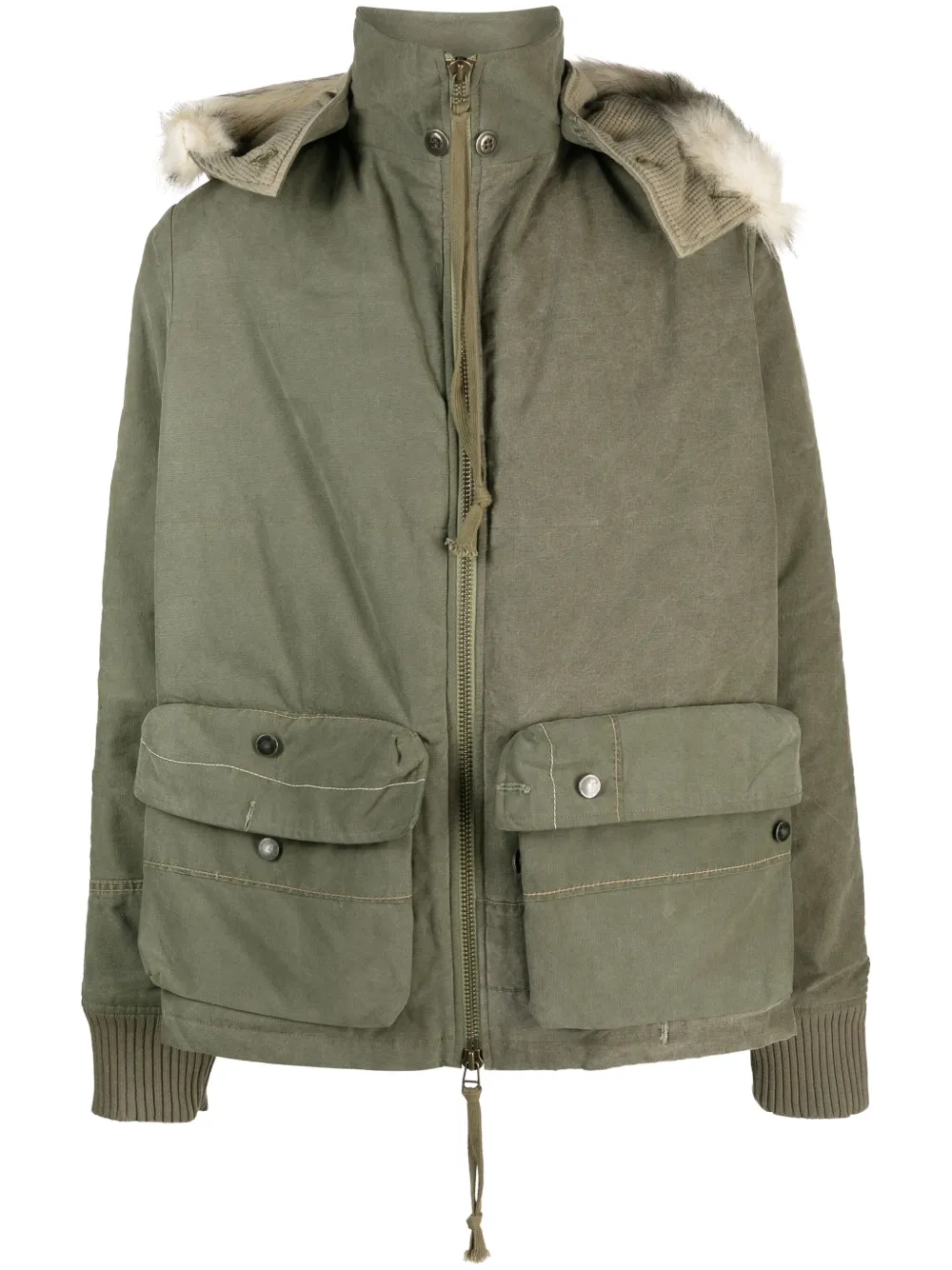 

Куртка Army Tent Retro на молнии Greg Lauren, зеленый