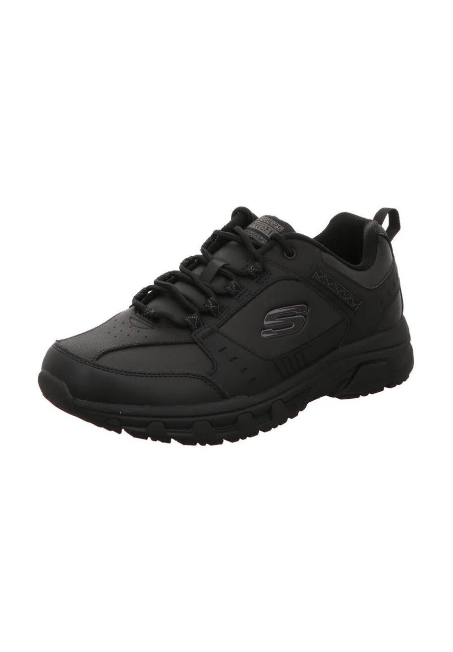 

Кроссовки на шнуровке кожаные мужские SKECHERS, цвет Bbk