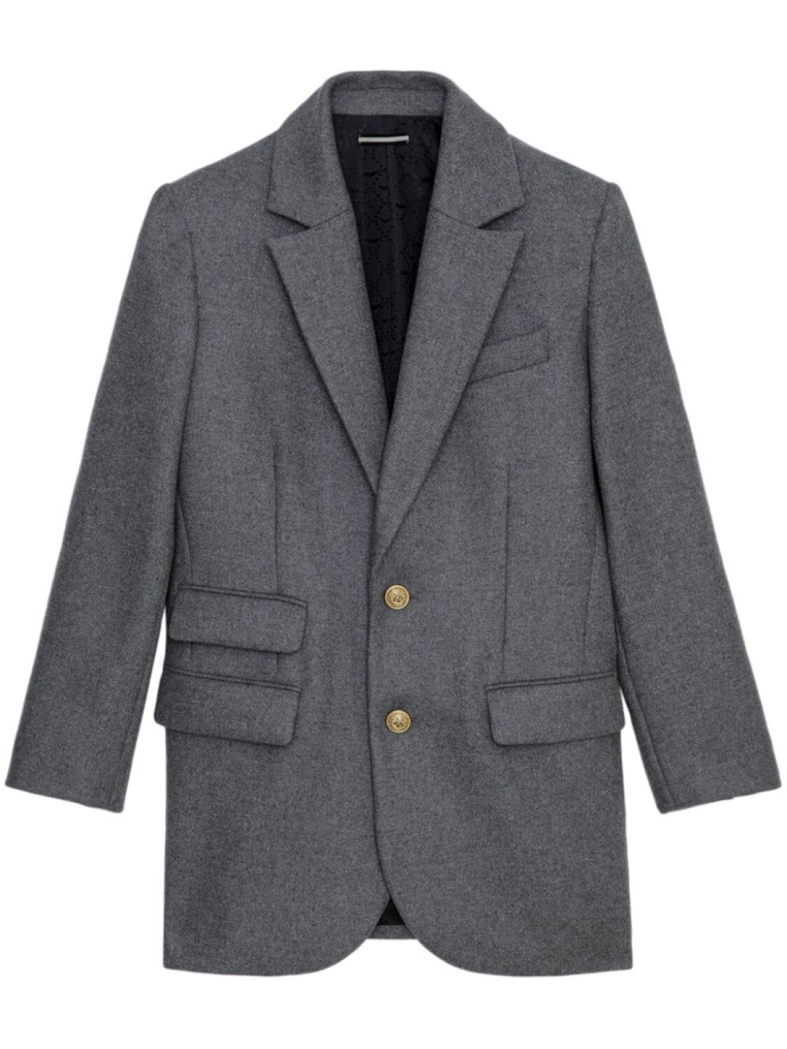 

Zadig&Voltaire однобортное пальто Violet, серый