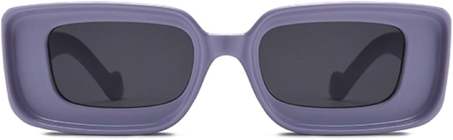 

Квадратные солнцезащитные очки для женщин и мужчин. Модные квадратные солнцезащитные очки в толстой оправе. Простые современные узкие солнцезащитные очки для женщин mincl, Purple