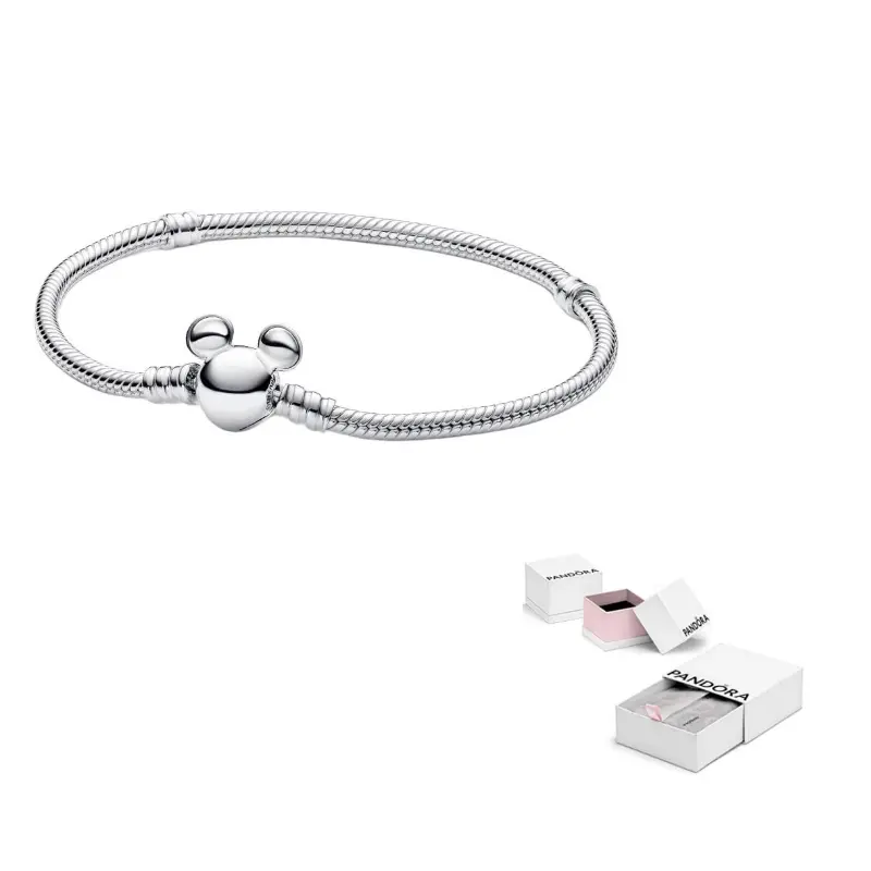 

Серебряный браслет 925 пробы для женщин Silver Pandora, серебряный
