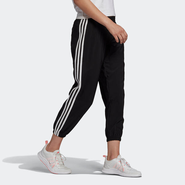 Спортивные штаны (WMNS) adidas W 3s Wv E 78pt Sports Stylish Bundle Feet Cropped Pants/Trousers Black, черный — фото 4