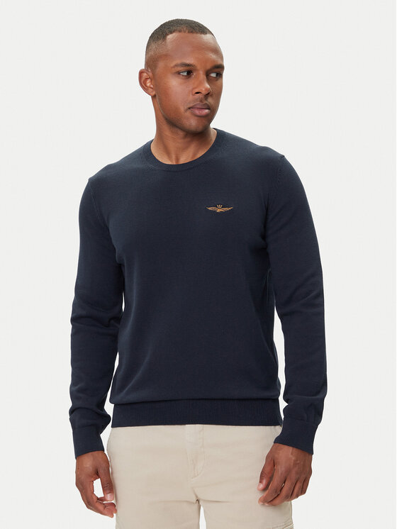 

Свитер regular fit 252MA1611UL00506 Aeronautica Militare, синий