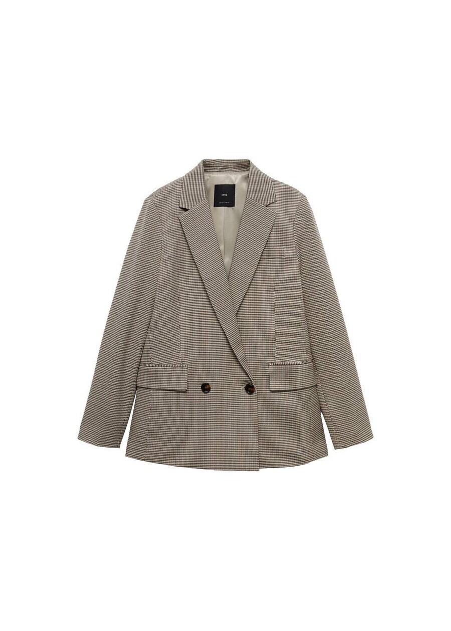 

Классический блейзер MANGO Blazer Charlott, коричневый
