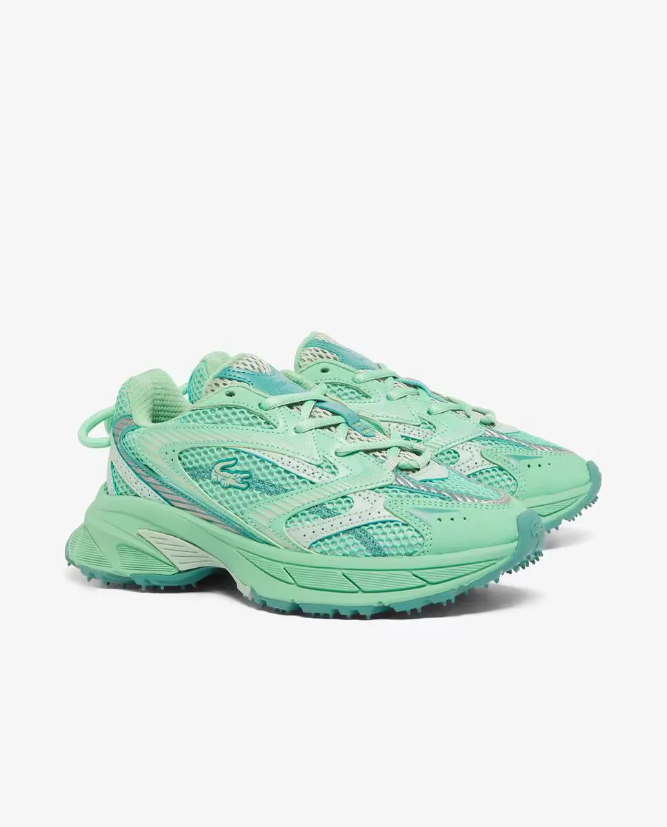 Кроссовки l003 neo из контрастной ткани Lacoste, зеленый — фото 2